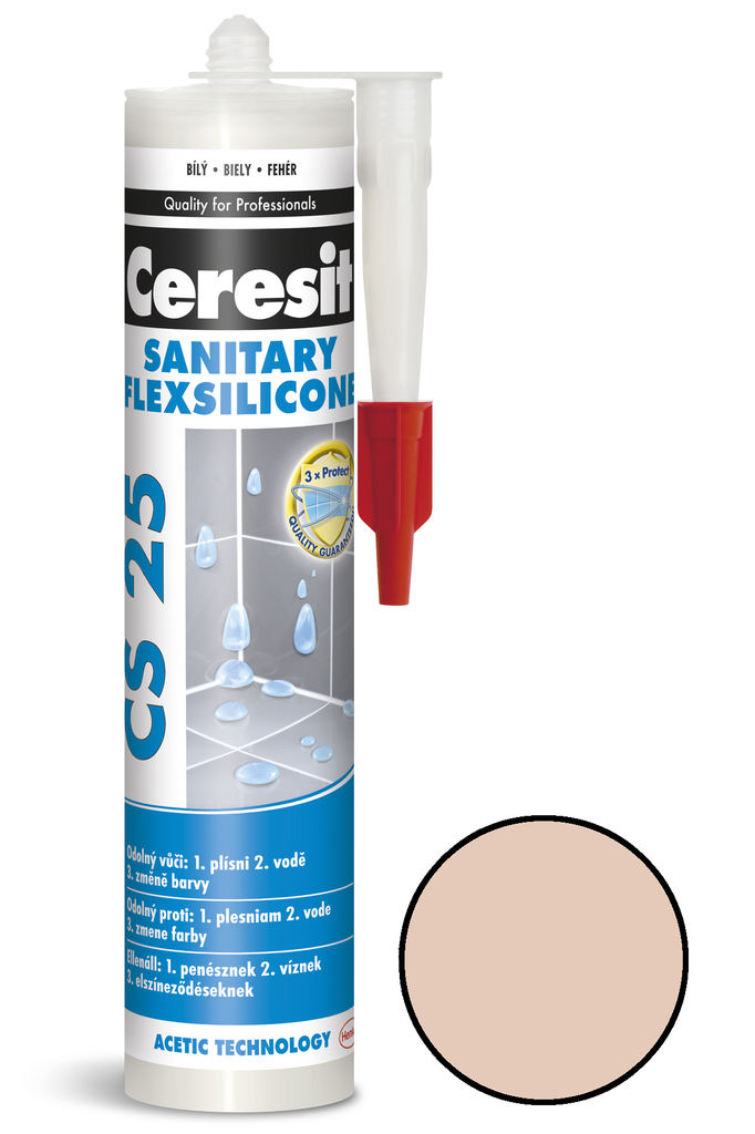 Sanitární silikon Ceresit CS 25 bahama 280 ml /1573393/