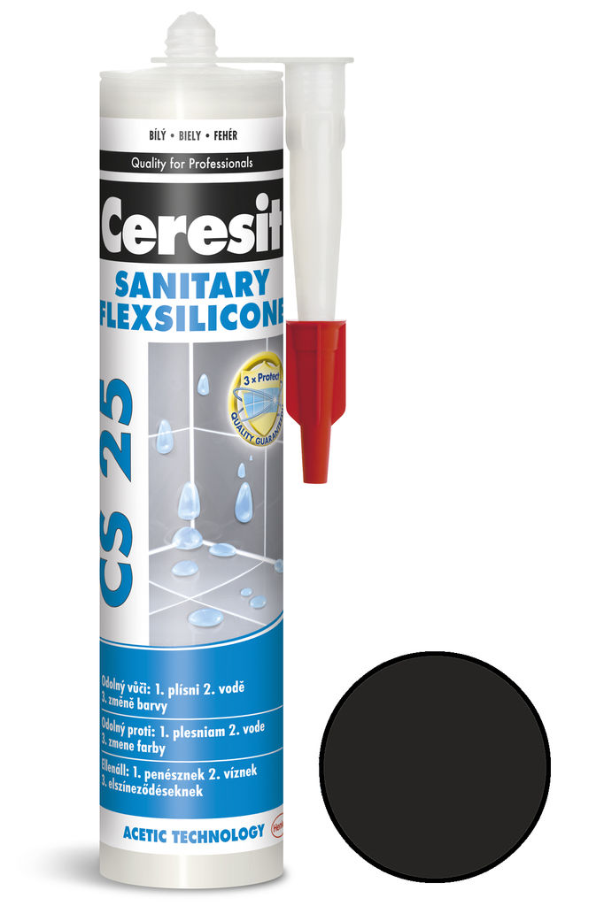 Sanitární silikon Ceresit CS 25 coal 280 ml /1993362/