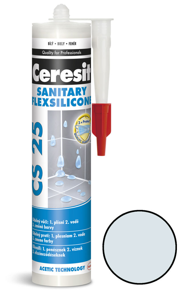 Sanitární silikon Ceresit CS 25 crocus 280 ml /1573775/