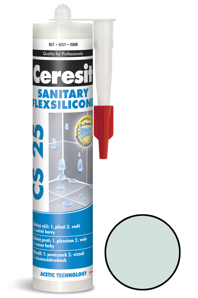 Sanitární silikon Ceresit CS 25 mint 280 ml /1574654/