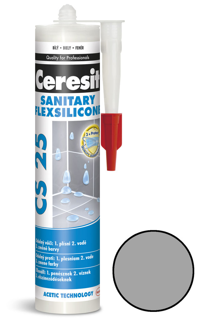 Sanitární silikon Ceresit CS 25 platinum 280 ml /2404461/