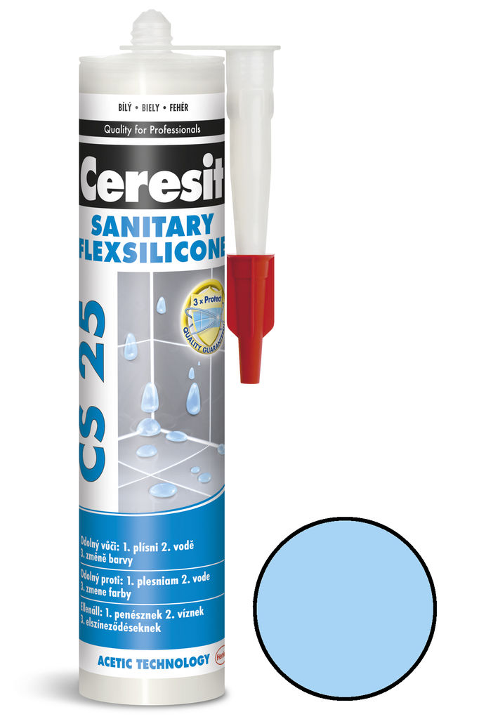 Sanitární silikon Ceresit CS 25 sky 280 ml /1574773/