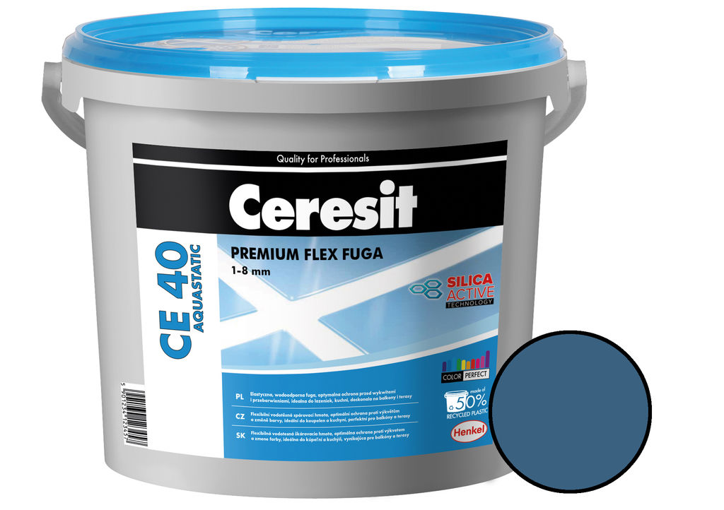 Spárovací hmota flexibilní Ceresit CE 40 Aquastatic ocean 2 kg /730111/