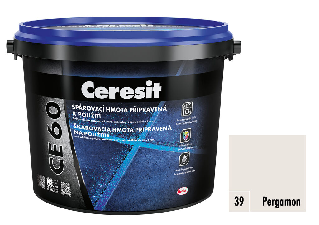 Ceresit CE 60 spárovací hmota přímo připravená k použití 2 kg 39 pergamon