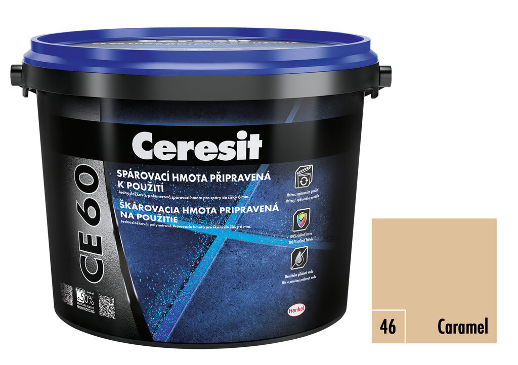 Ceresit CE 60 spárovací hmota přímo připravená k použití 2 kg 46 caramel