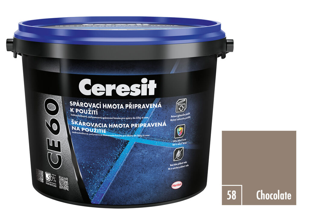 Ceresit CE 60 spárovací hmota přímo připravená k použití 2 kg 58 chocolate